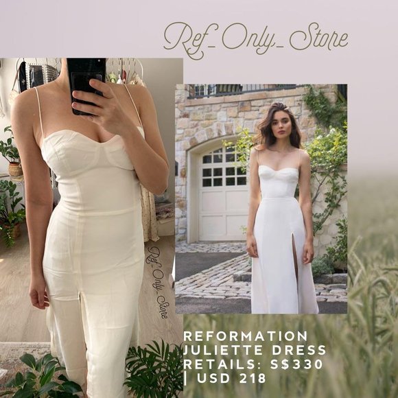 Reformation Juliette - Ivory - Picture 1 of 16
